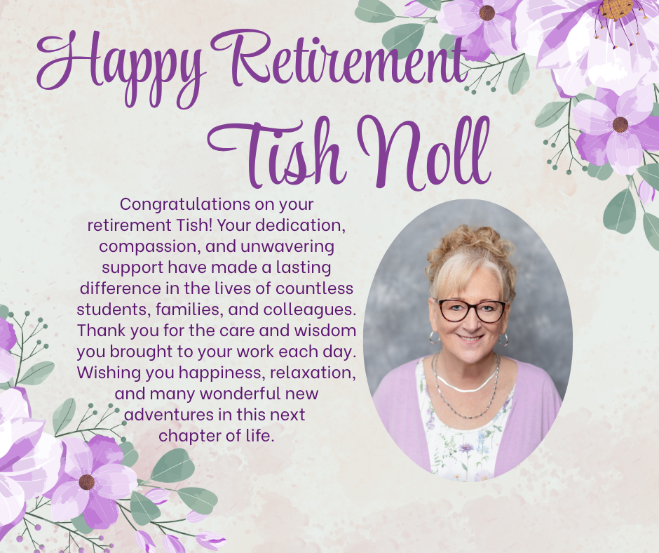 Happy Retirement, Tish Noll!