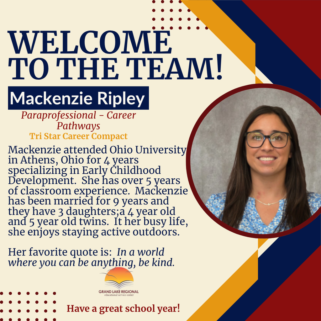 An advertisement for Mackenzie Ripley, who specializes in early childhood development. She has over 9 years of experience.