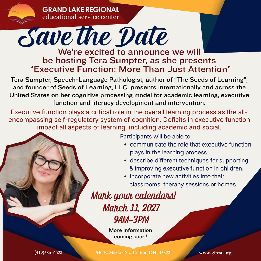 Flyer for Executive Function PD session