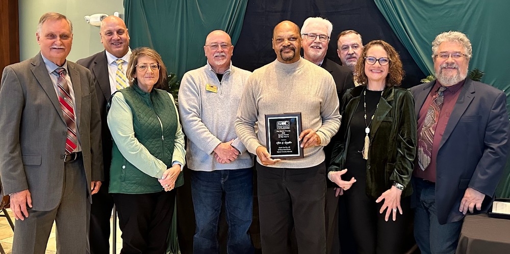 Alan Royster with Board members at the Service Person of the Year Banquet