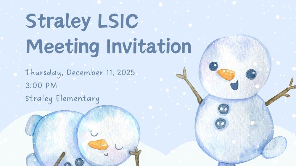 Invitation to Straley LSIC Meeting