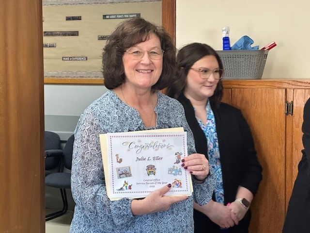 2025 Central Office Service Person of the Year-Julie Eller