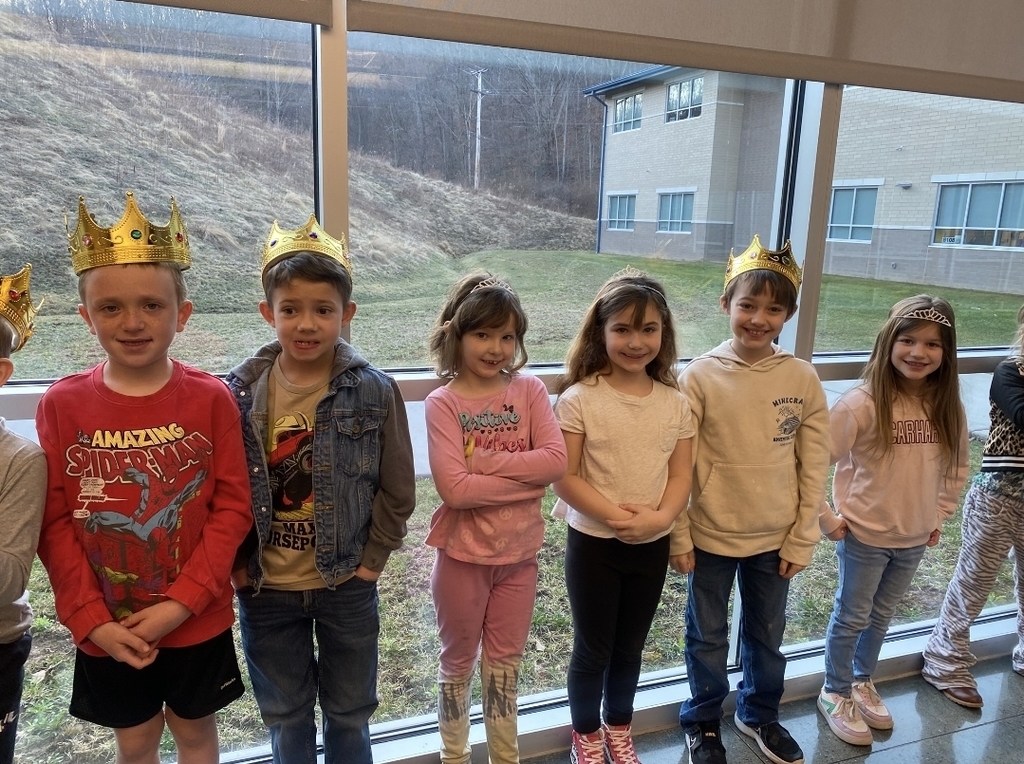 Students were crowned for perfect attendance during the month of February. Way to go!