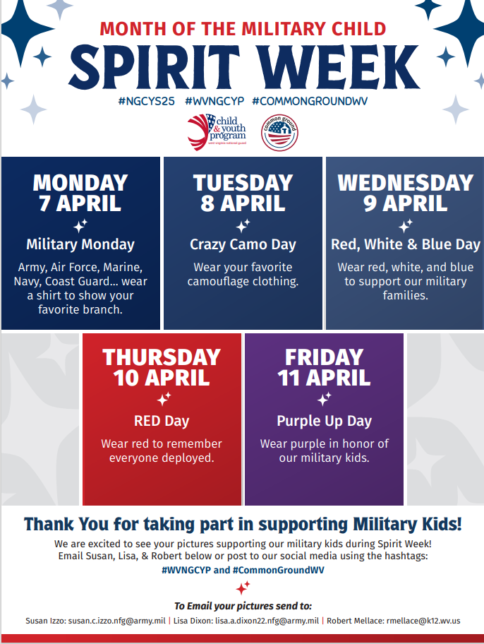 Military Child Spirit Week