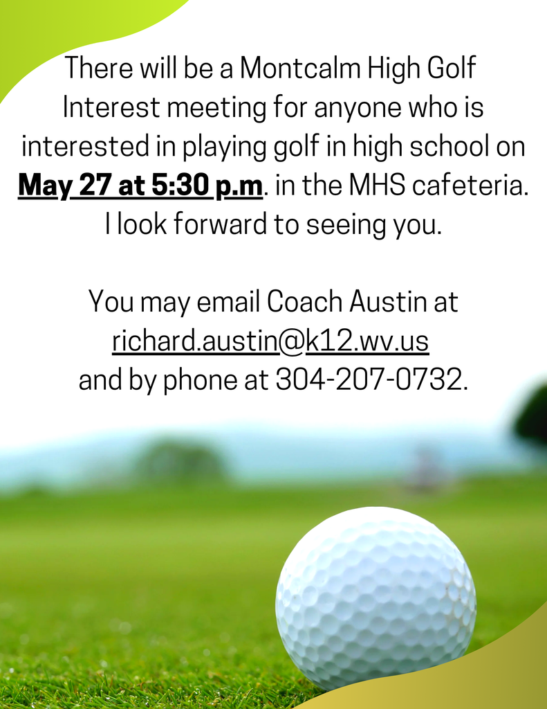 Montcalm High School Golf 2025