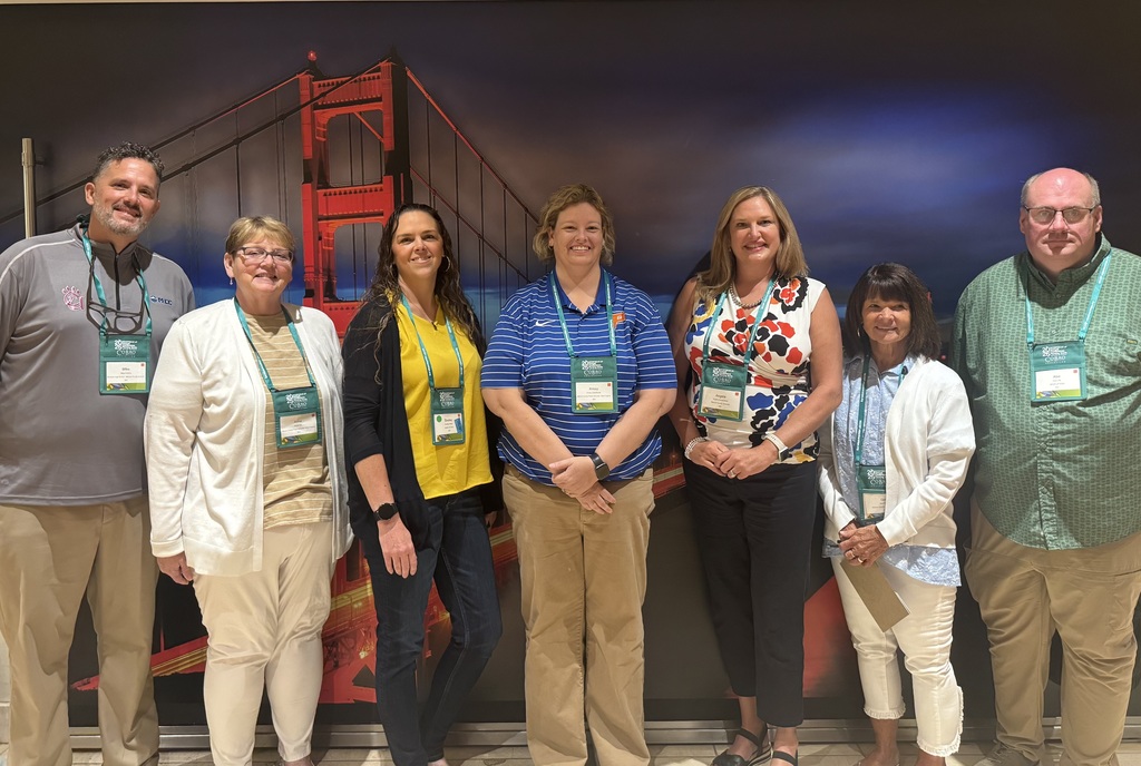Mercer County staff at the GEAR UP Conference in San Francisco