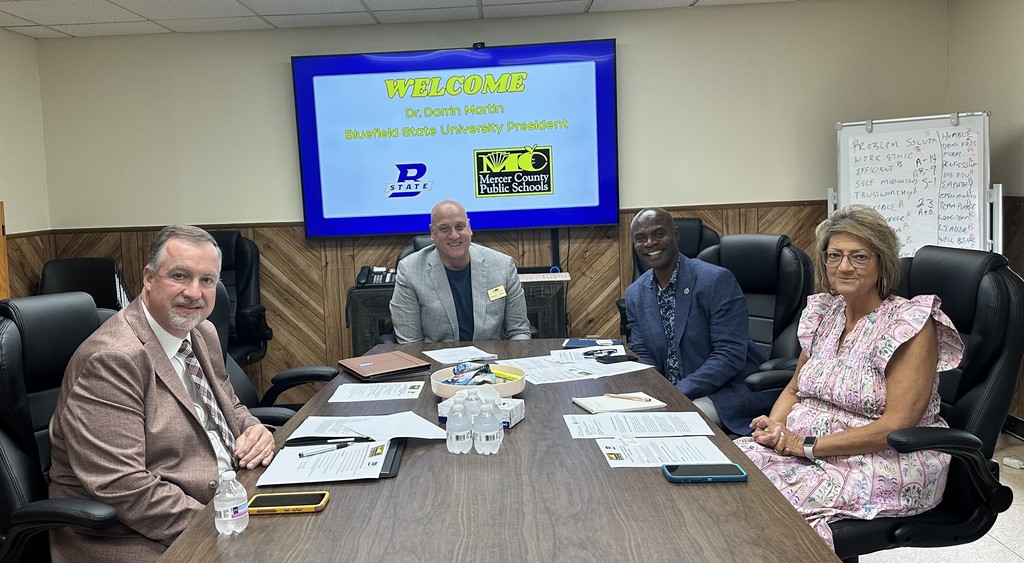 Superintendents with Dr. Darrin Martin from BSU