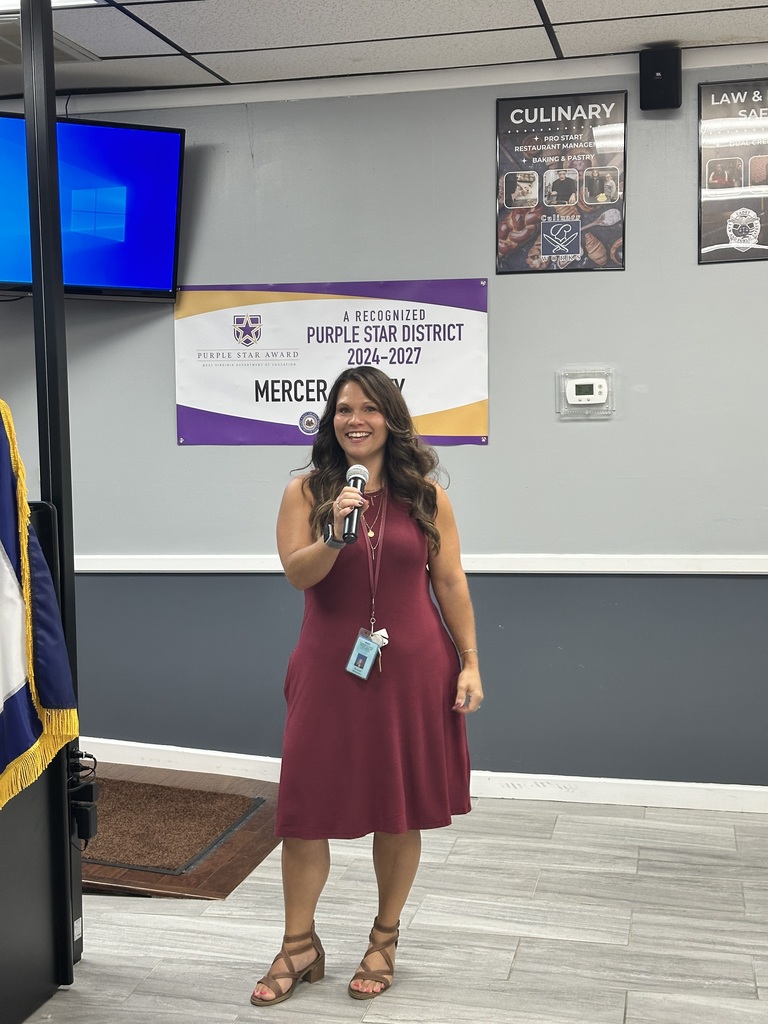 BHS's Brianne McKinney presenting to the BOE