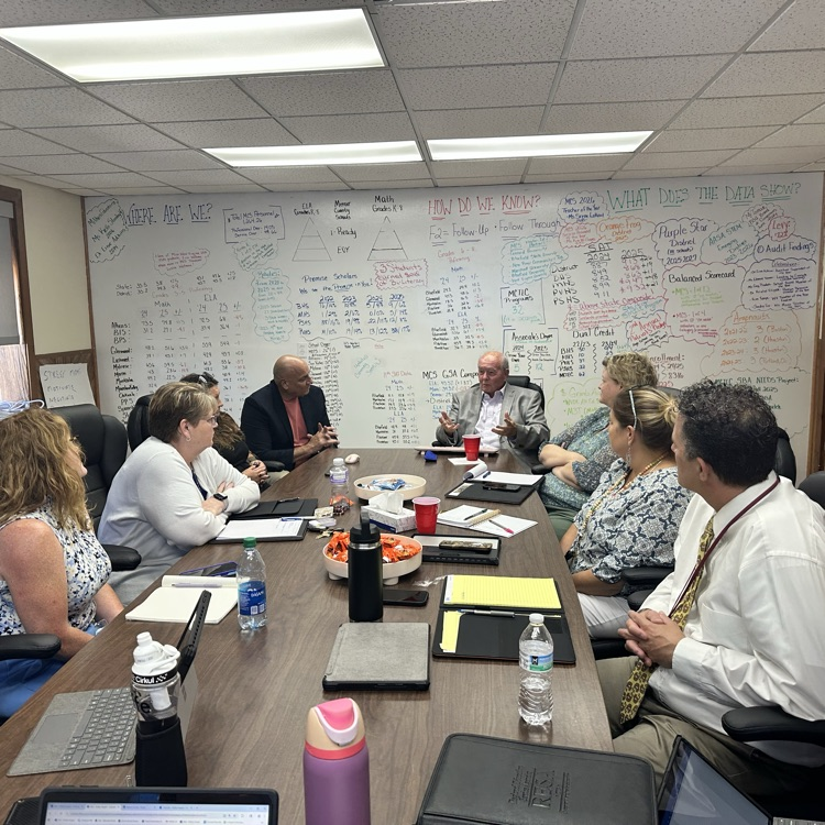 Steve Paine visit with secondary principals