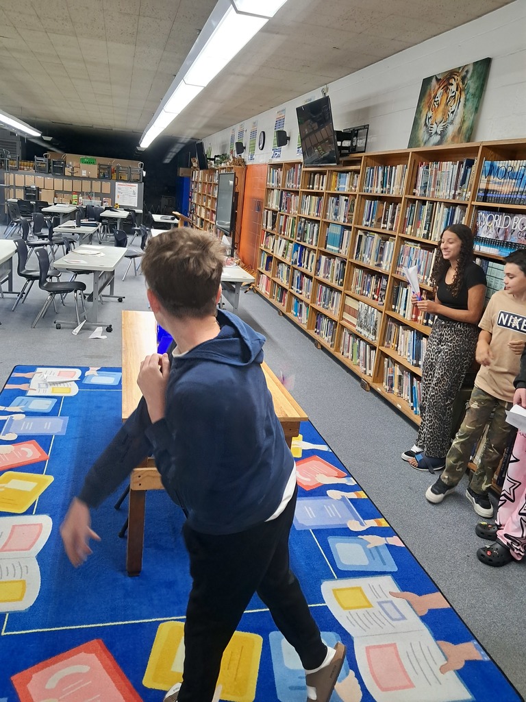Launching our paper airplanes!