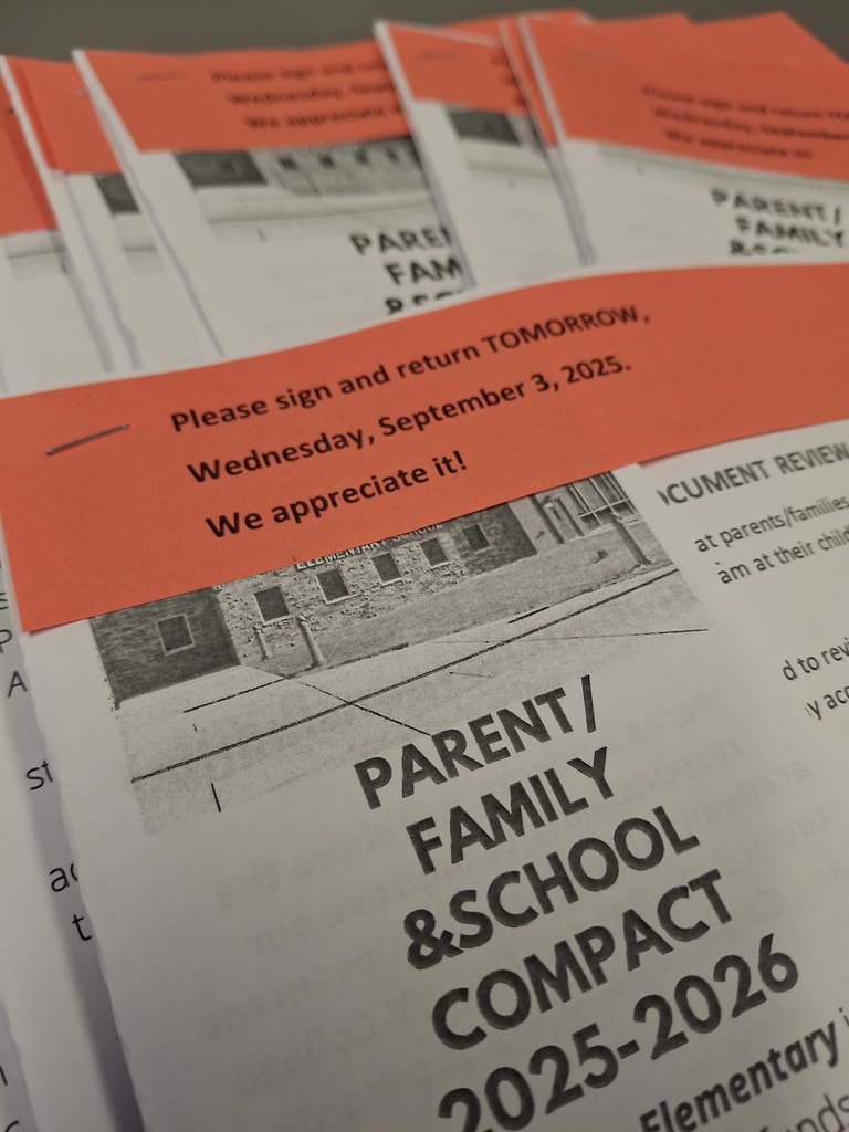 Be sure to check your child's folder for this Title I document. If you see it, please return it as soon as possible.  Thank you!