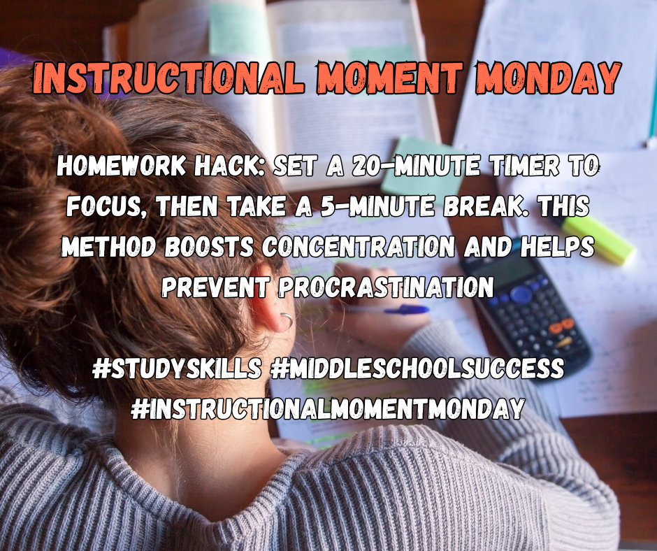 Instructional Moment Monday: Homework tips