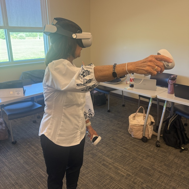 VR goggles training at New River Community and Technical College  