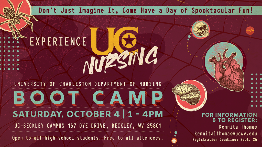 University of Charleston at Beckley Nursing Boot Camp Flyer