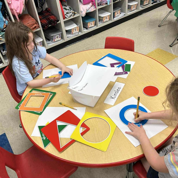 Pre-k students studying Frog Street Curriculum