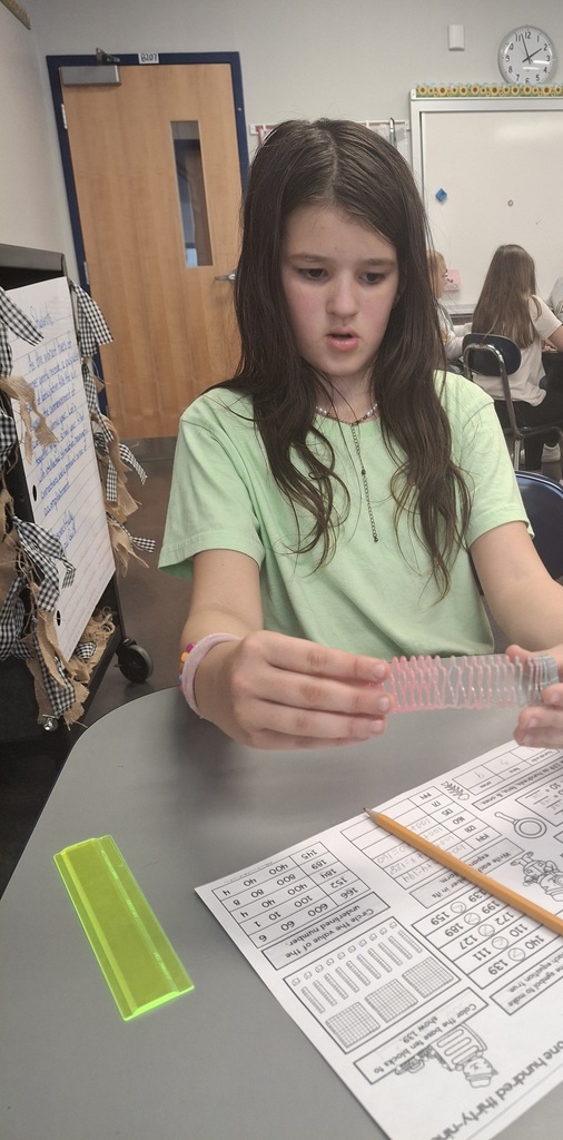 Learning about expanded form by using Slinkies...what an interesting and fun concept!
