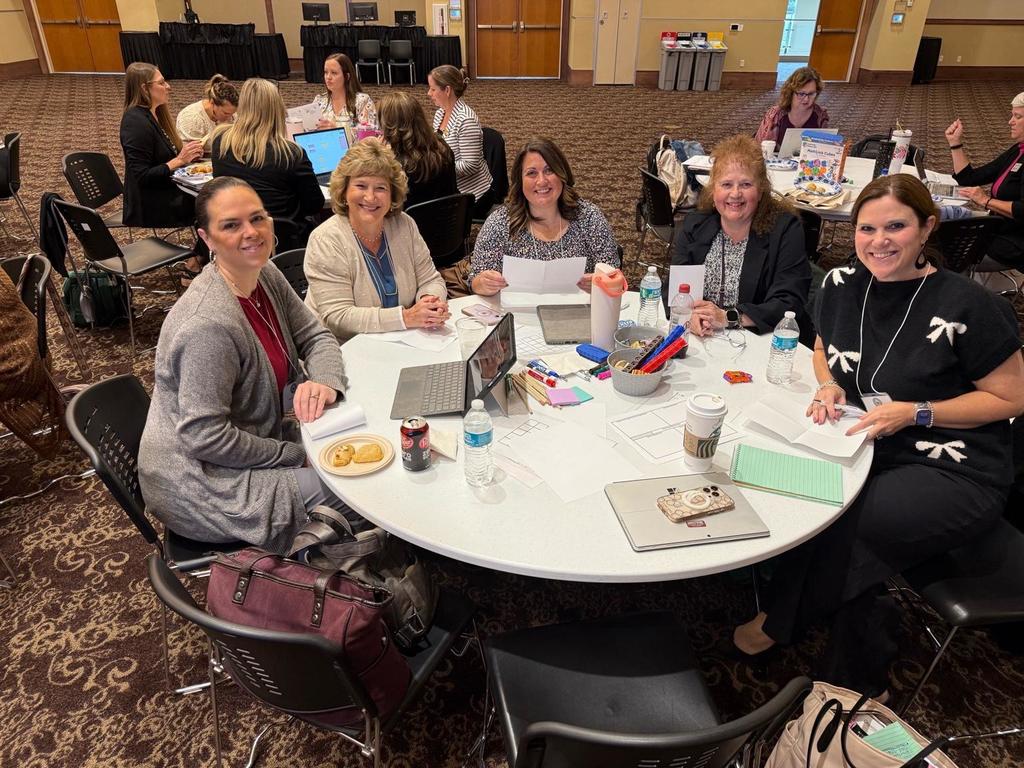 Title I staff and at a Unite with Numeracy training 