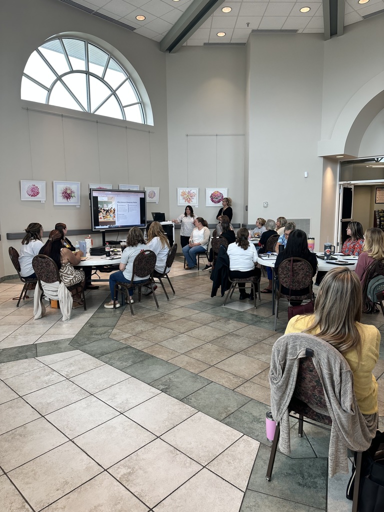 Parents attending the Title I Parent Engagement Meeting at the Chuck Mathena Center on September 26, 2025