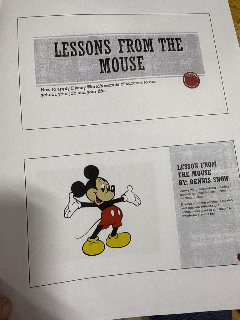 Lessons from a Mouse handout