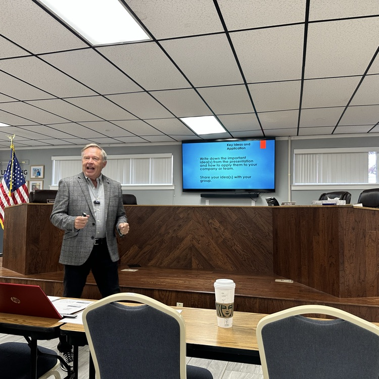 Mike McClanahan training for central office staff on October 21st  