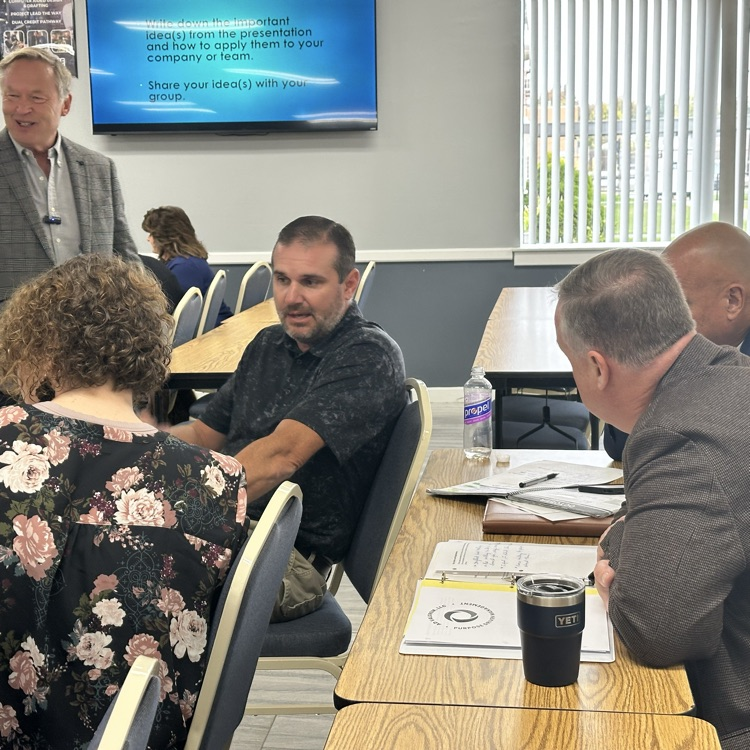 Mike McClanahan training for central office staff on October 21st. 