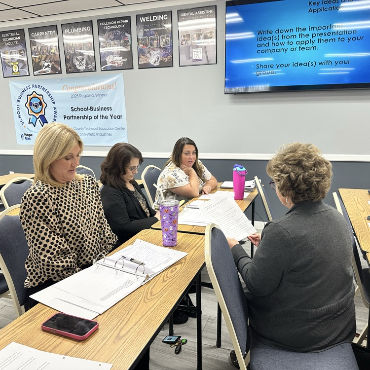 Mike McClanahan training for central office staff on October 21st. 