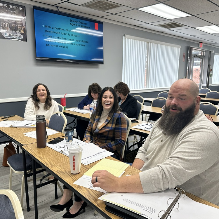Mike McClanahan training for central office staff on October 21st. 