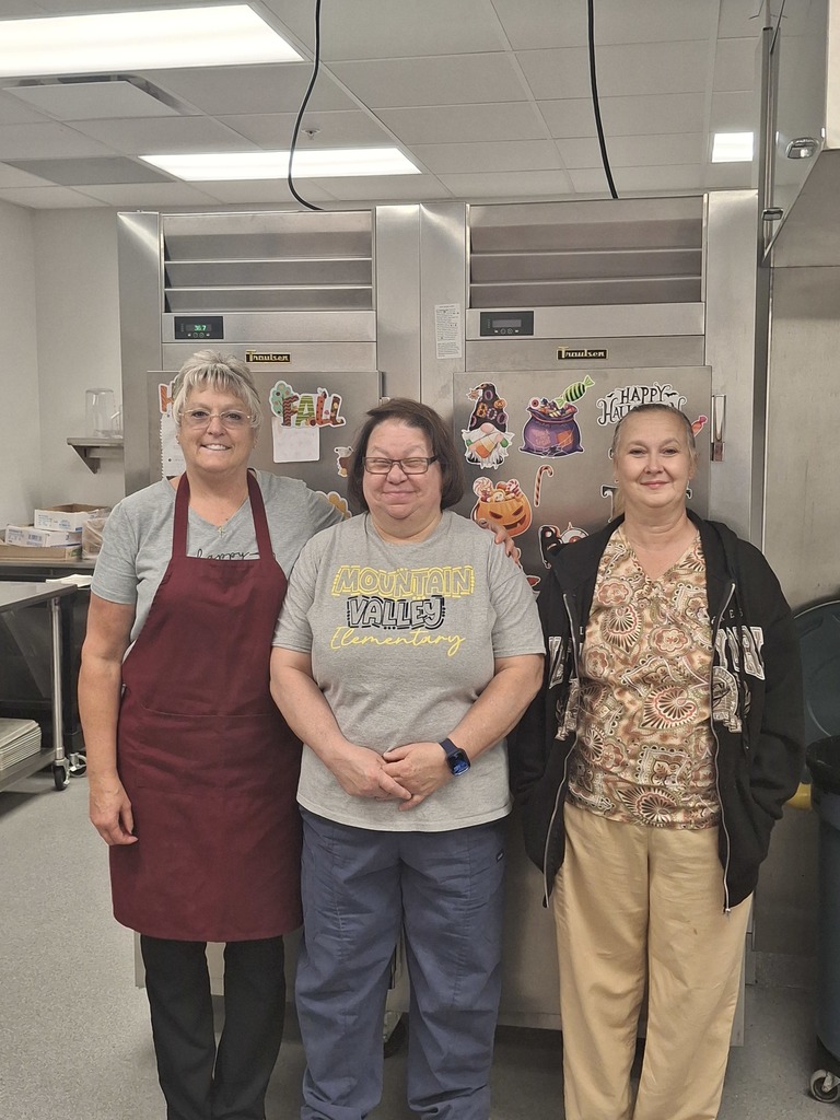 Happy National School Lunch Week to our favorite cooks!  Don't know what we'd do without them.  They go above and beyond to take care of our staff and students here at Mountain Valley.