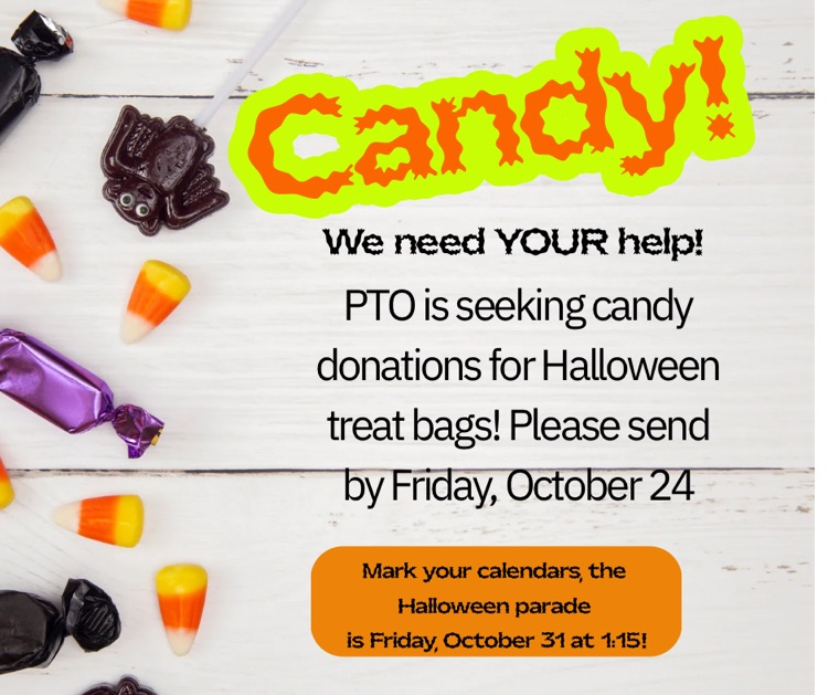 Candy donations