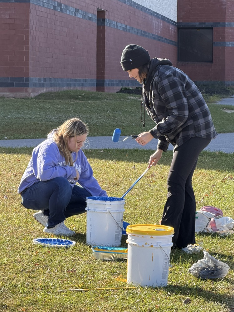 student council painting