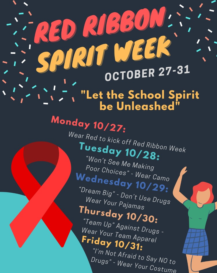 Red Ribbon Week Dress Up Days