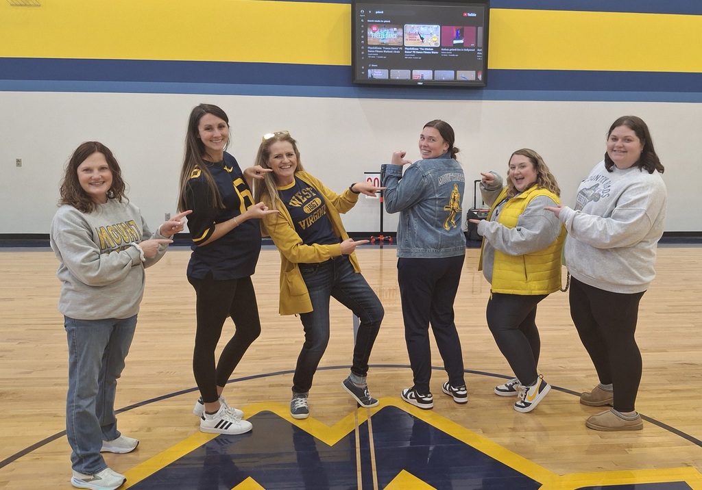 Mountain Valley staff showing their team spirit
