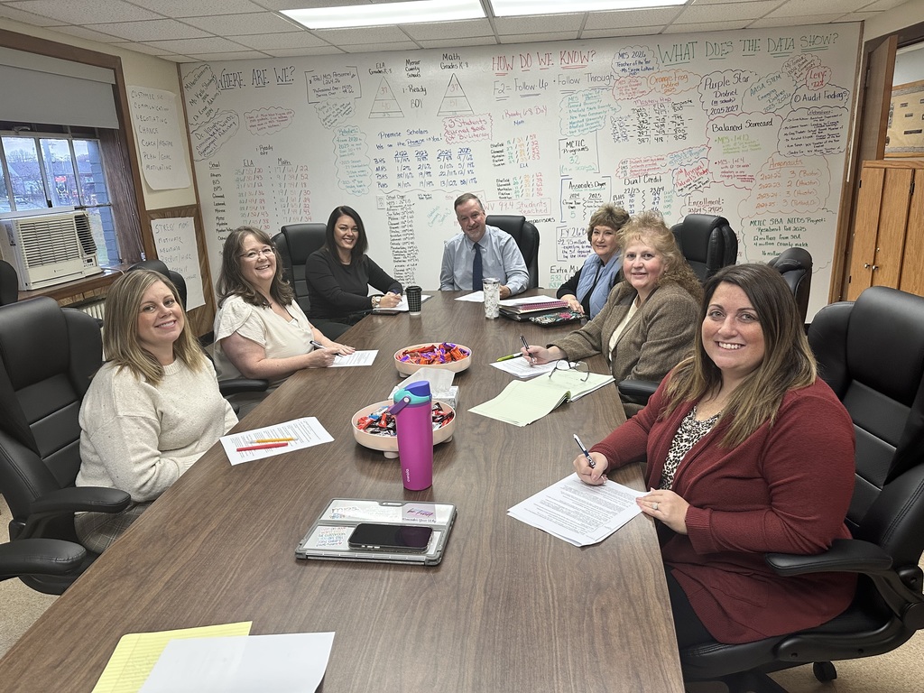 Dr. Adkins leading a de-briefing after our Federal Programs Monitoring