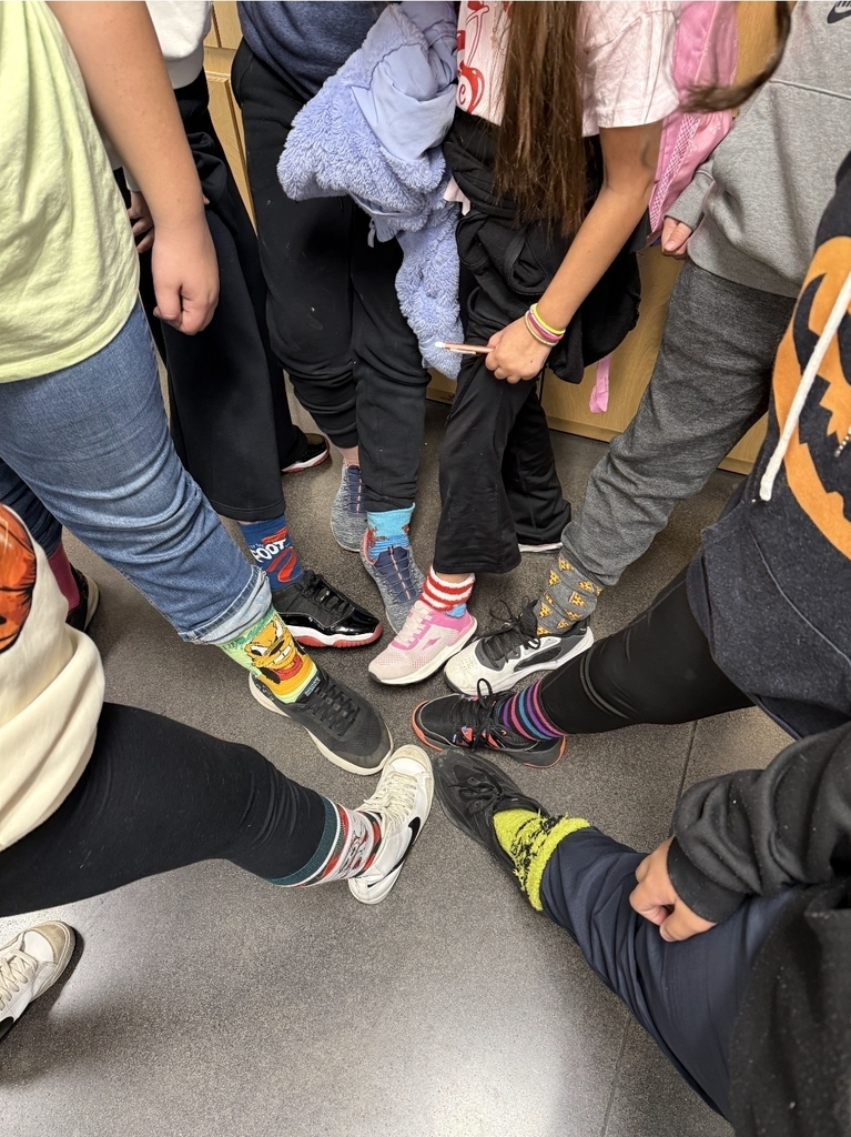More Silly Sock day fun for Red Ribbon Week!