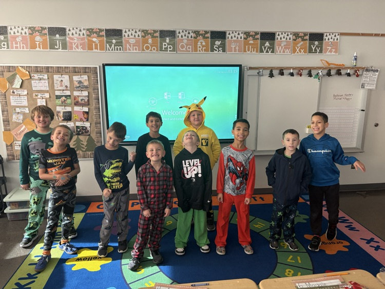 Pajama/Comfy Day in Mrs. Fulp's class! 