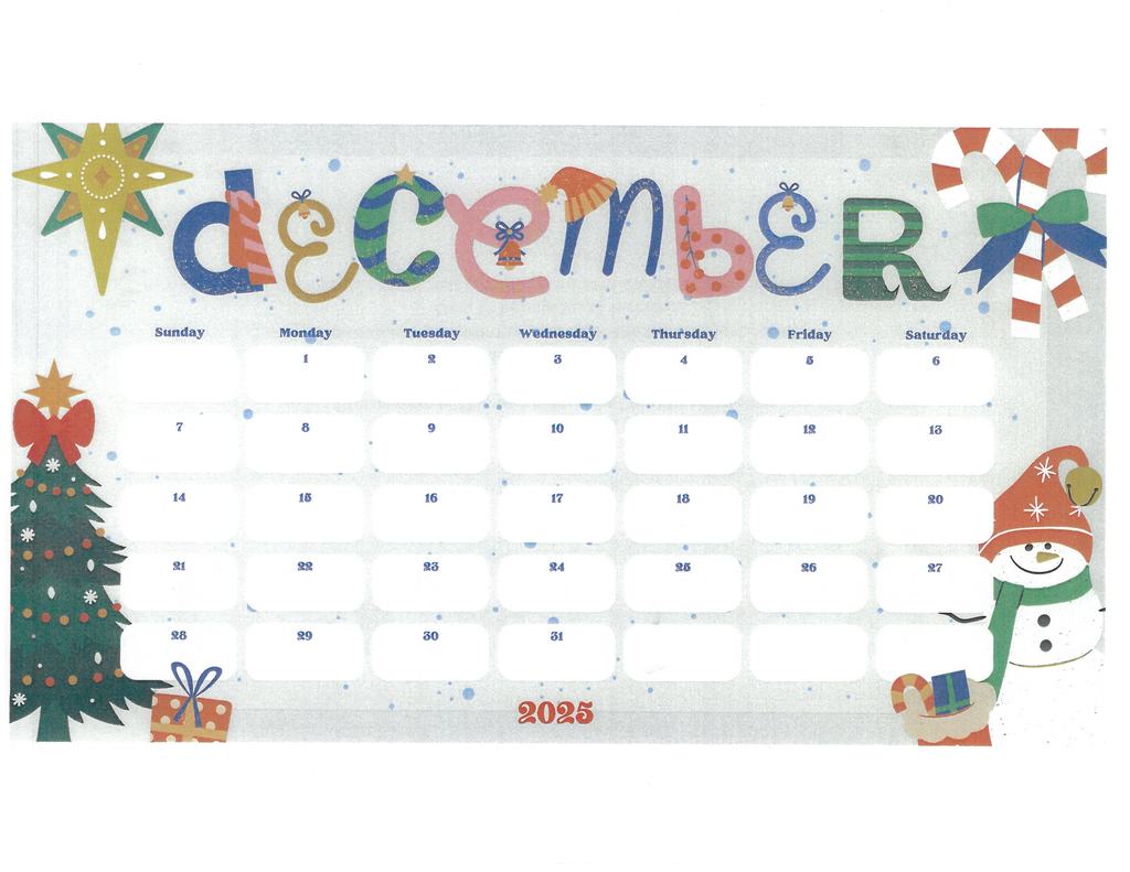 Dec Calendar 2