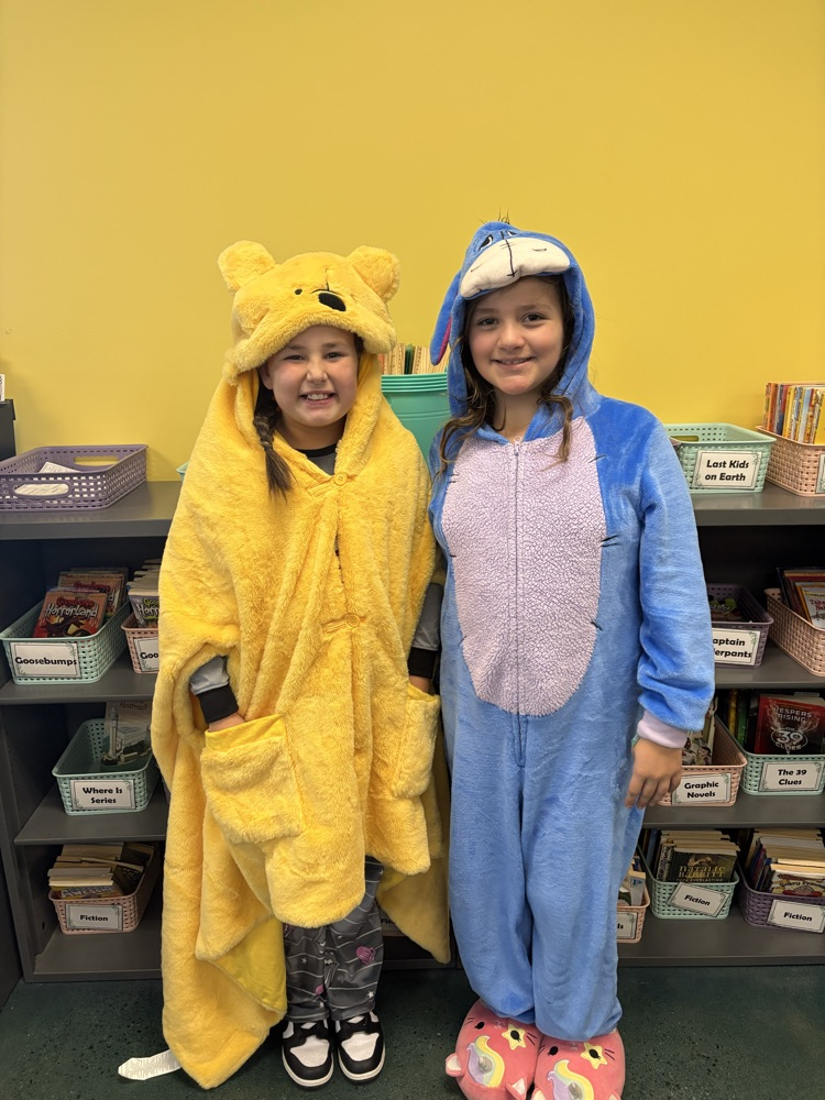 Fourth grade loves Pajama Day! 
