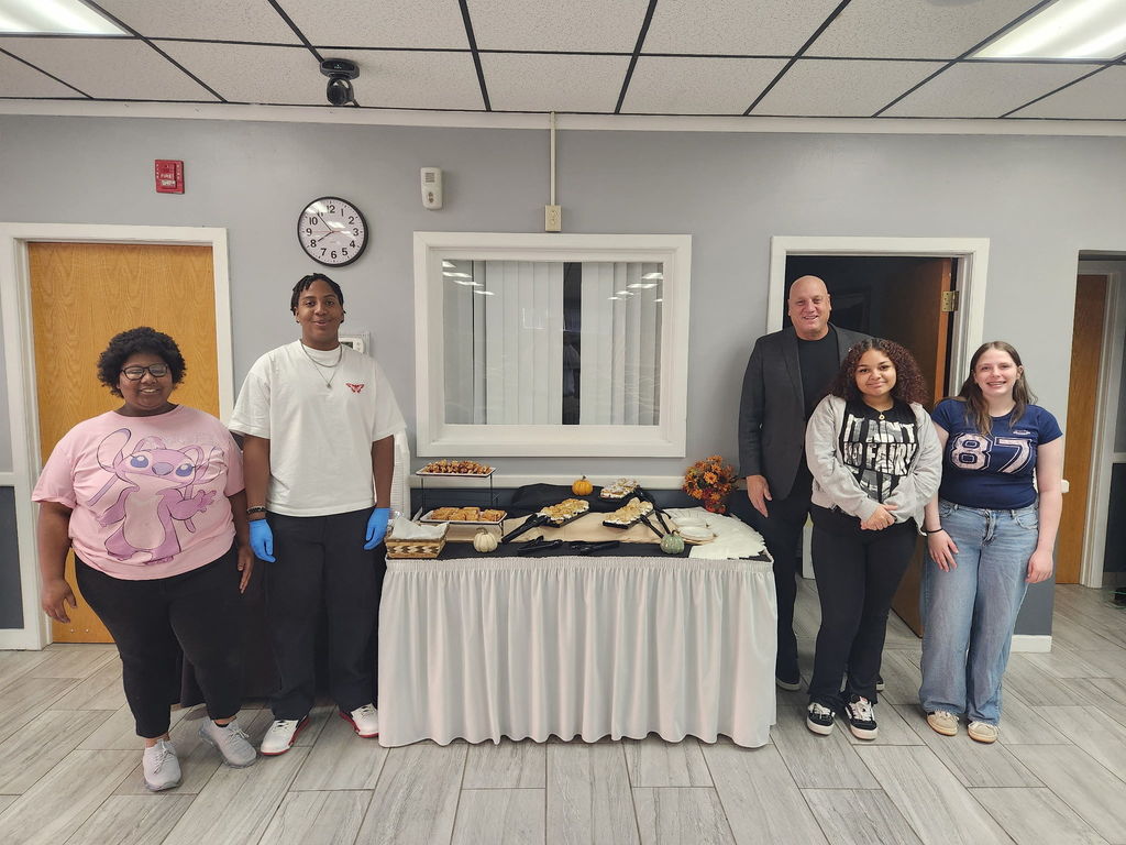 Mr. Toman with MCTEC Culinary students