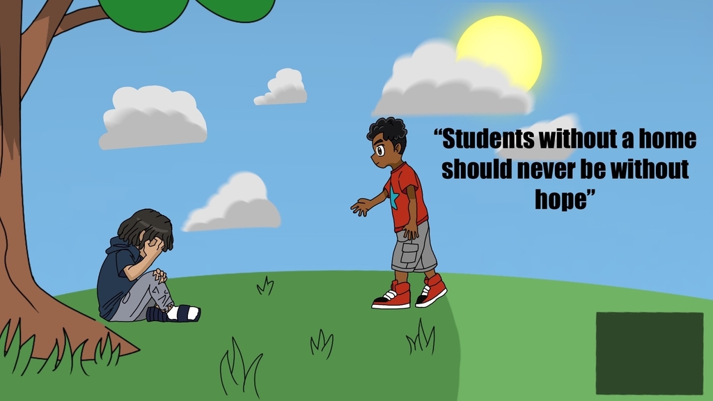 MCTEC Graphic Design student entry for National Homelessness Week.