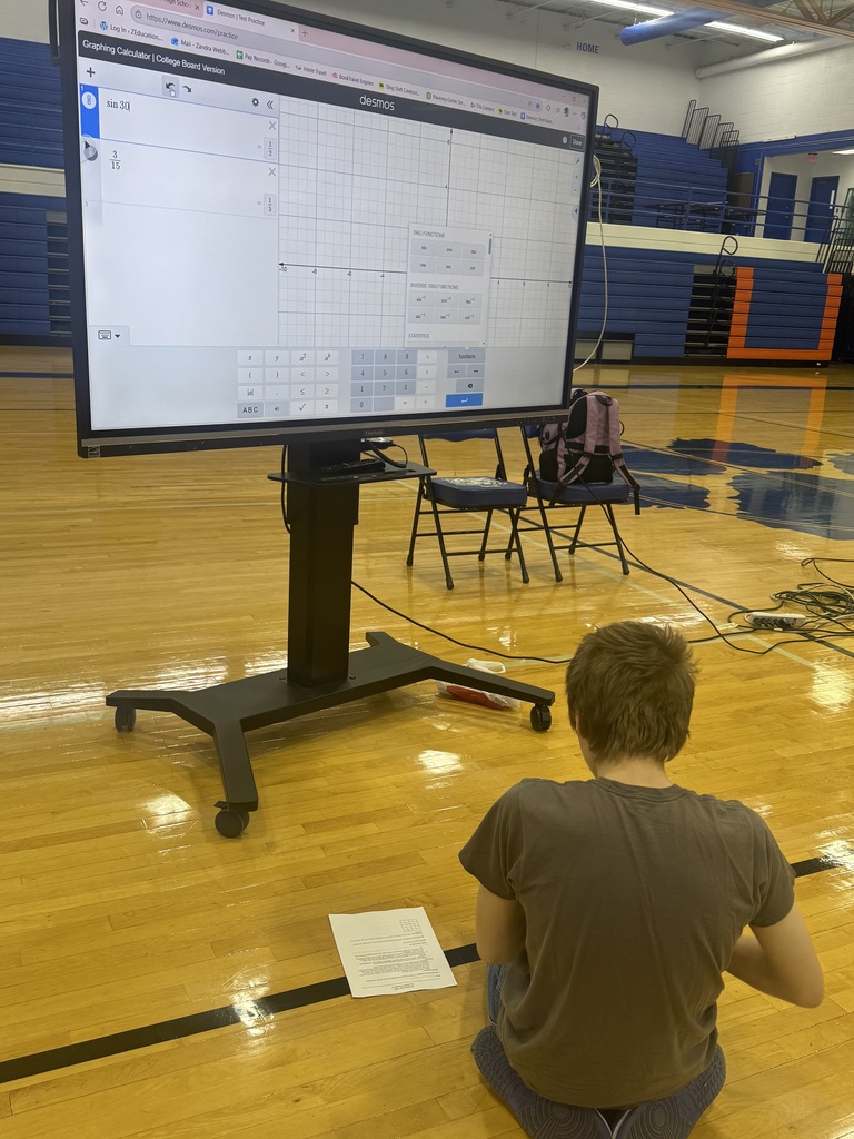 Desmos training at PSHS courtesy of GEAR UP SWV