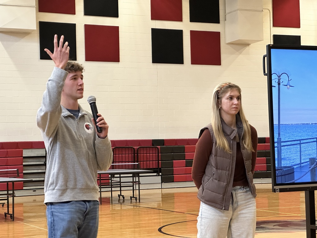 JASON Argonauts presenting at Princeton Middle School and PikeView Middle School to encourage new students to apply for the next expedition