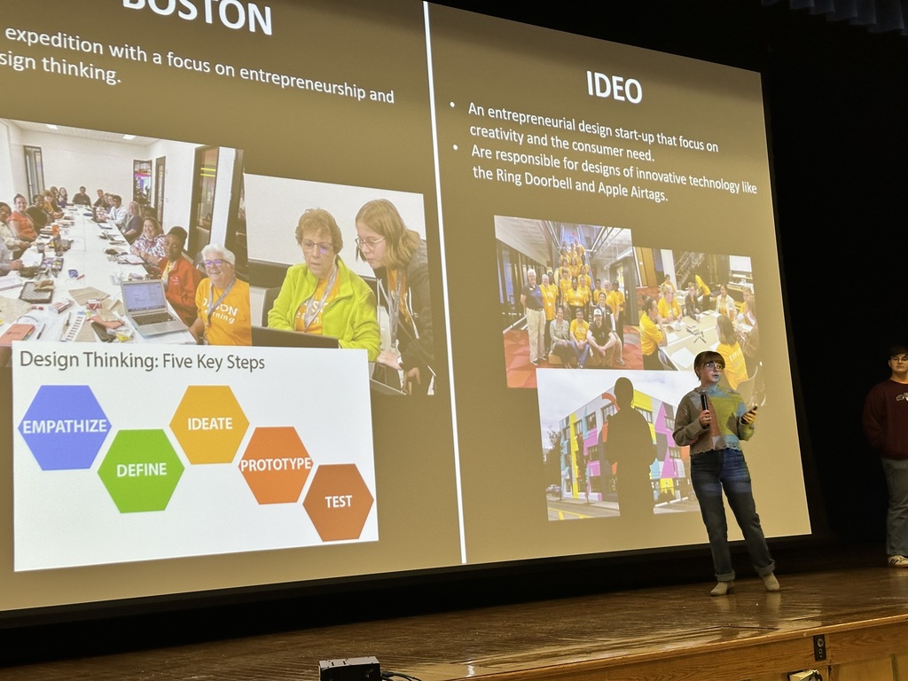 JASON Argonauts presenting at Princeton Middle School and PikeView Middle School to encourage new students to apply for the next expedition