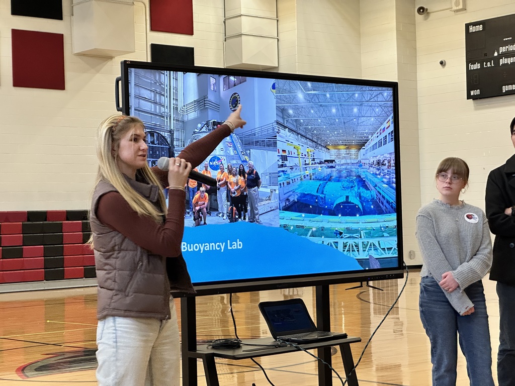 JASON Argonauts presenting at Princeton Middle School and PikeView Middle School to encourage new students to apply for the next expedition