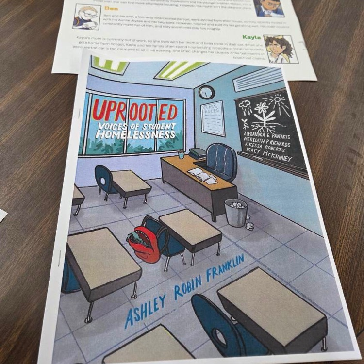 Homelessness Awareness month- Grow Your Own students participating in activities 