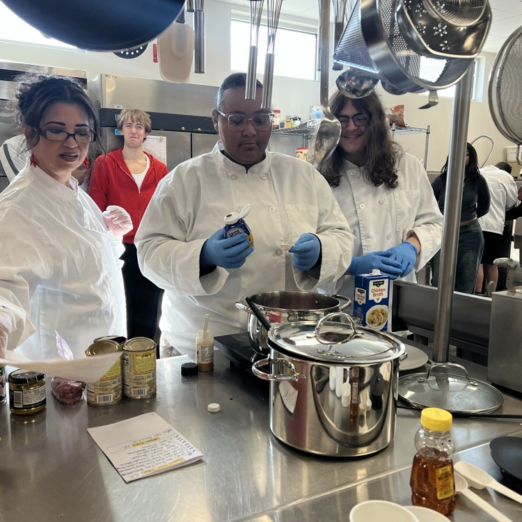 MCTEC Culinary students cooking for Homelessness Awareness month