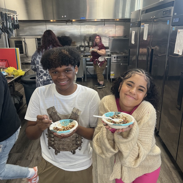 MCTEC Culinary students cooking for Homelessness Awareness month