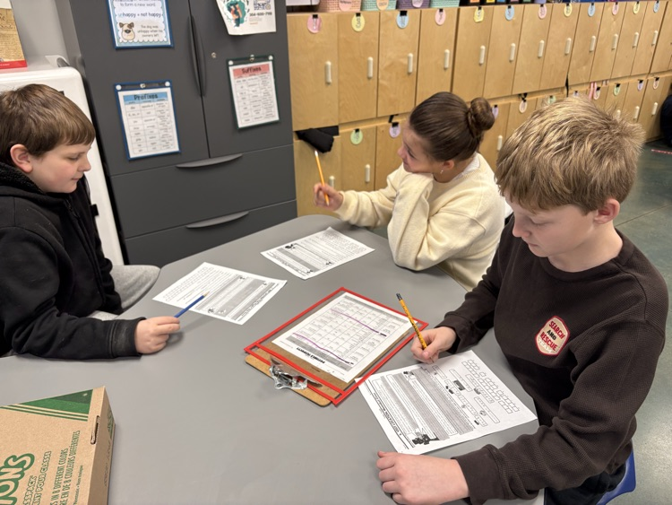 These fourth grade detectives showed off their impressive comprehension skills this morning, and uncovered who stole the golden turkey! Great reading detectives! 