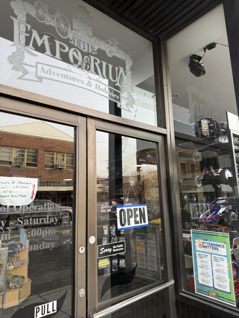 Local business displaying our attendance matters poster