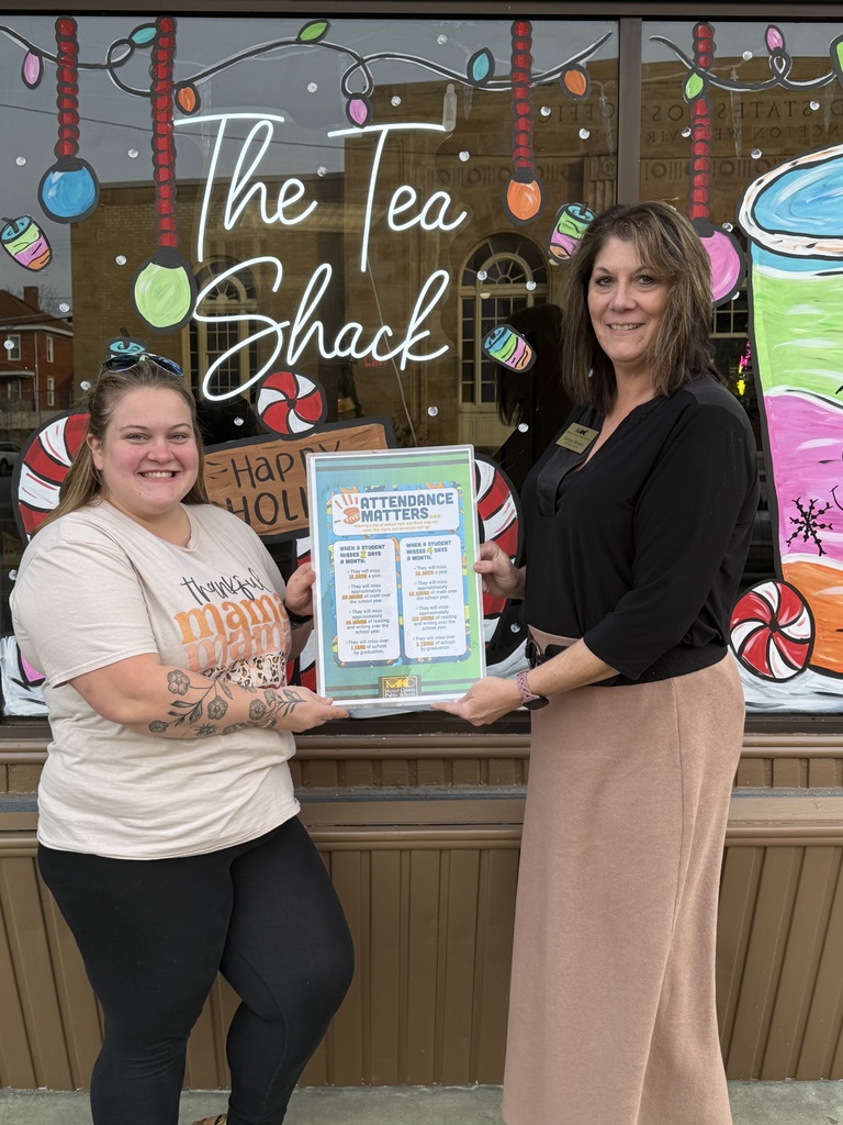 Local business displaying our attendance matters poster