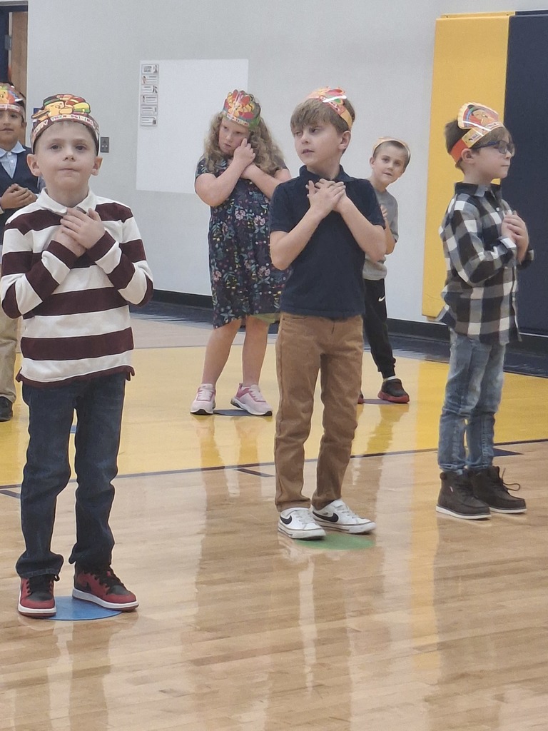 1st Grade did a wonderful job in their Thanksgiving performance!